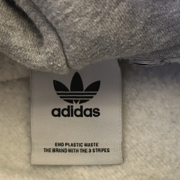 Women’s Gray Adidas Fleece Lined Always Original Hoodie Size Medium - Picture 8 of 8